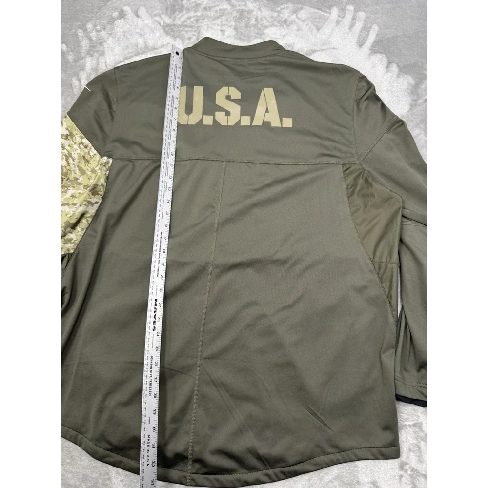 Pittsburg Steelers Nike Jacket Mens 2XL XXL Salute To Service 1/2 Zip Pullover